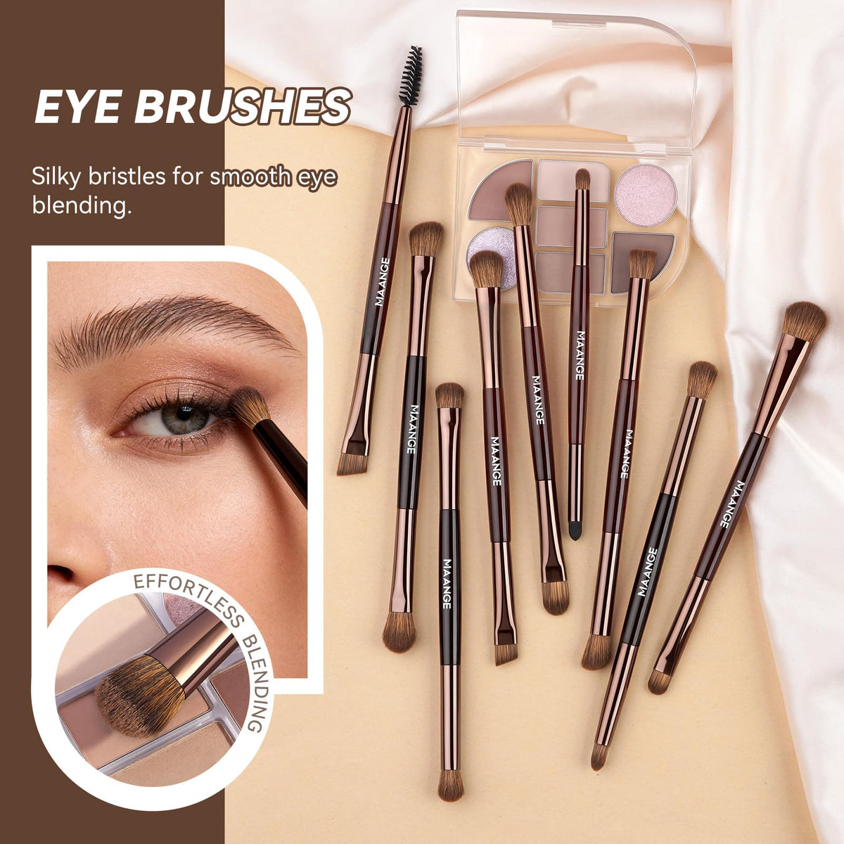 MAANGE blush-contour brush duo creates natural cheek definition