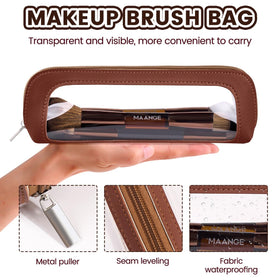 MAANGE bristles synthetic hypoallergenic are gentle on sensitive skin.