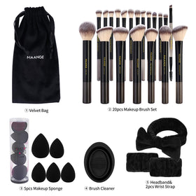 MAANGE ultra-soft bristles deliver smooth color pickup and minimal shedding