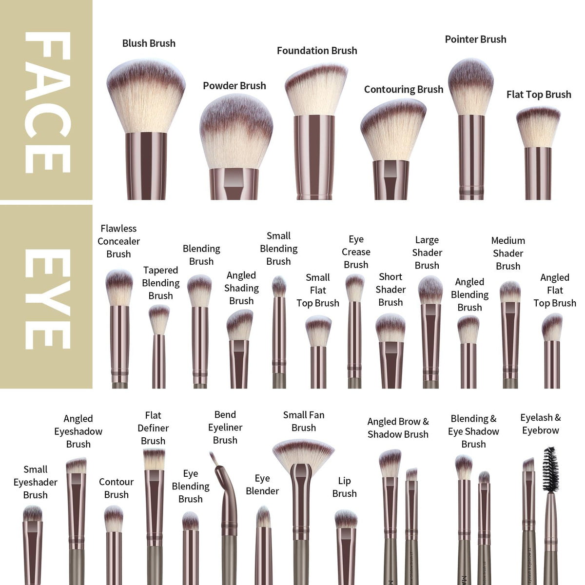 MAANGE brush case and travel bag keep tools organized.