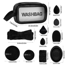 MAANGE stylish travel bag keeps brushes organized on the go.