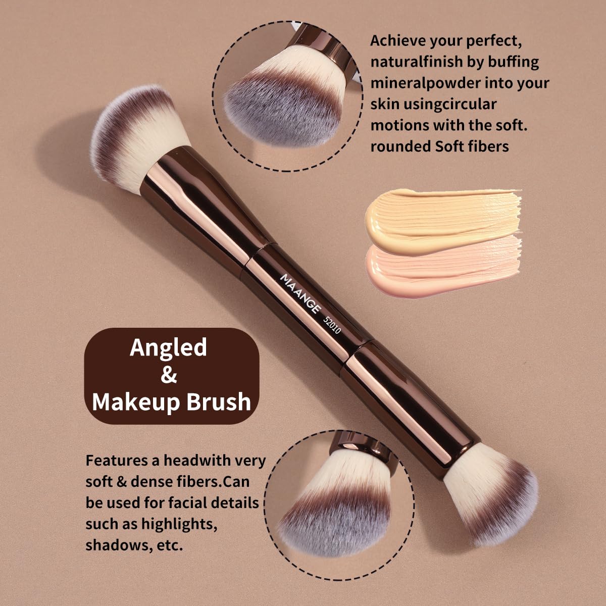 MAANGE concealer brush targets imperfections for seamless base