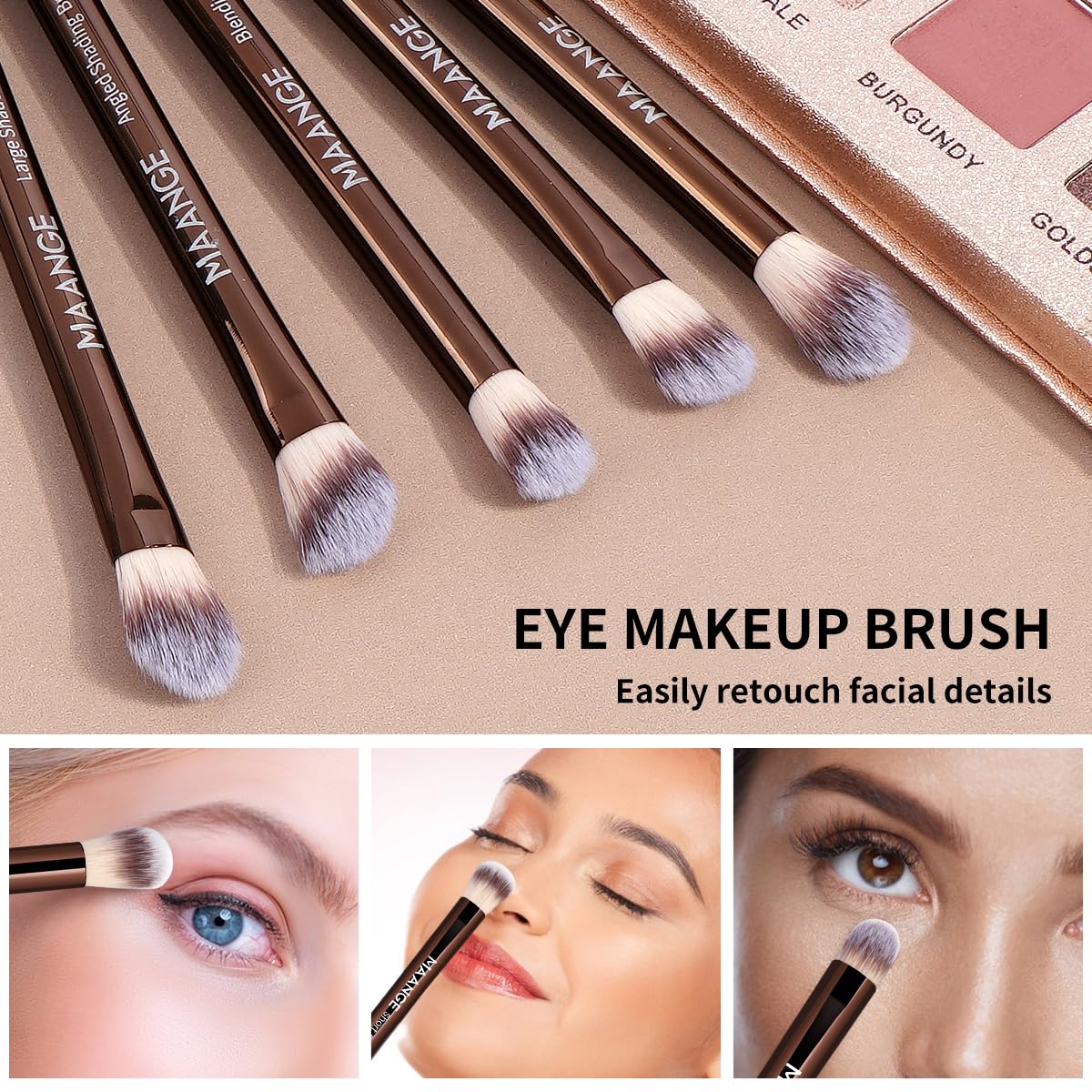 MAANGE contour brush for natural dimensional sculpting
