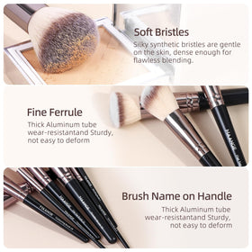 MAANGE contouring brush dual-fiber for sculpted definition.