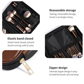 MAANGE double-ended kabuki brush for foundation and powder versatility