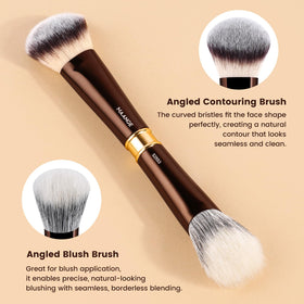 MAANGE dual-ended eye brushes maximize versatility in a compact kit