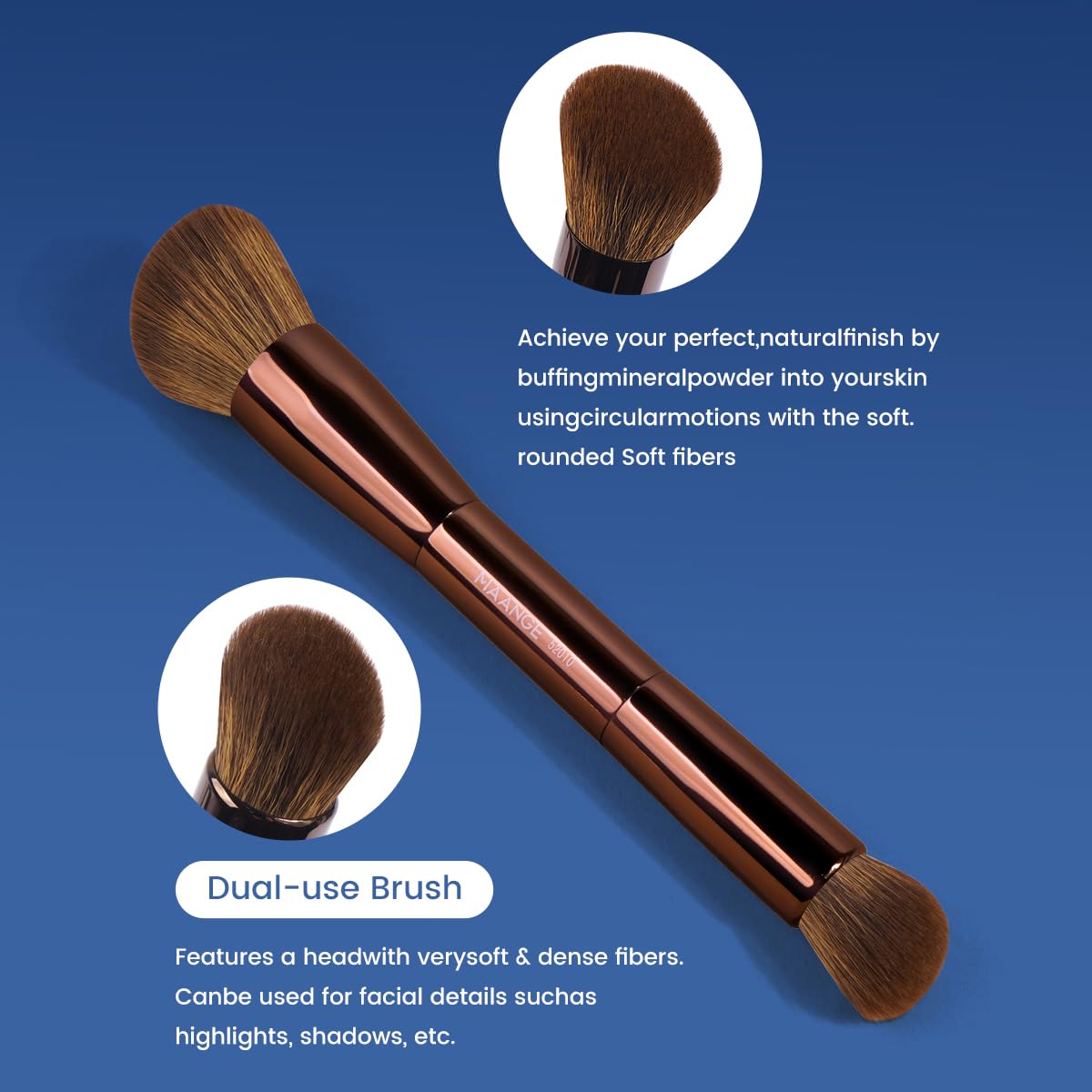 MAANGE eye brush collection enables detailed eye makeup and blending.