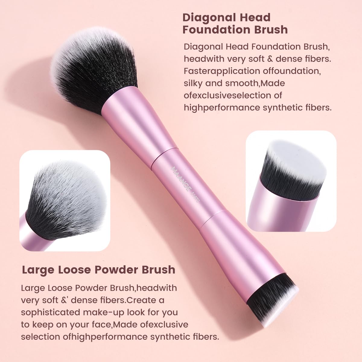 MAANGE eye brushes collection enables precise blending and defined details.