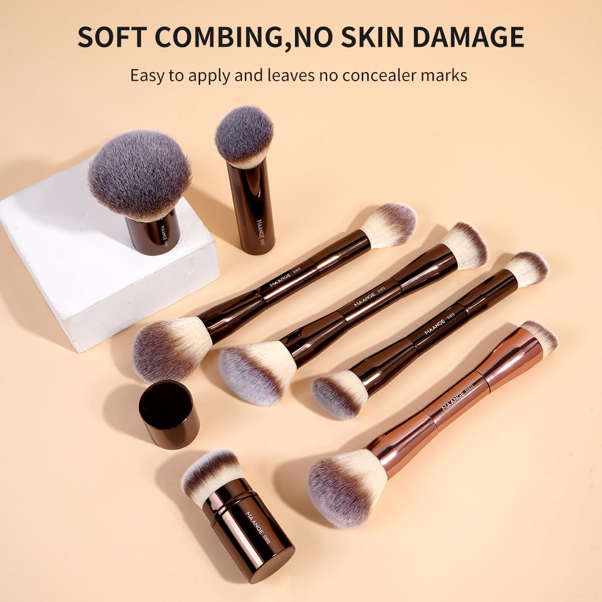 MAANGE 13-piece eyeshadow brush set for blends and detail work