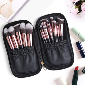 MAANGE flat-design travel case optimizes space for makeup on the go.