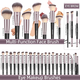 MAANGE foundation brush with dense bristles for seamless coverage.