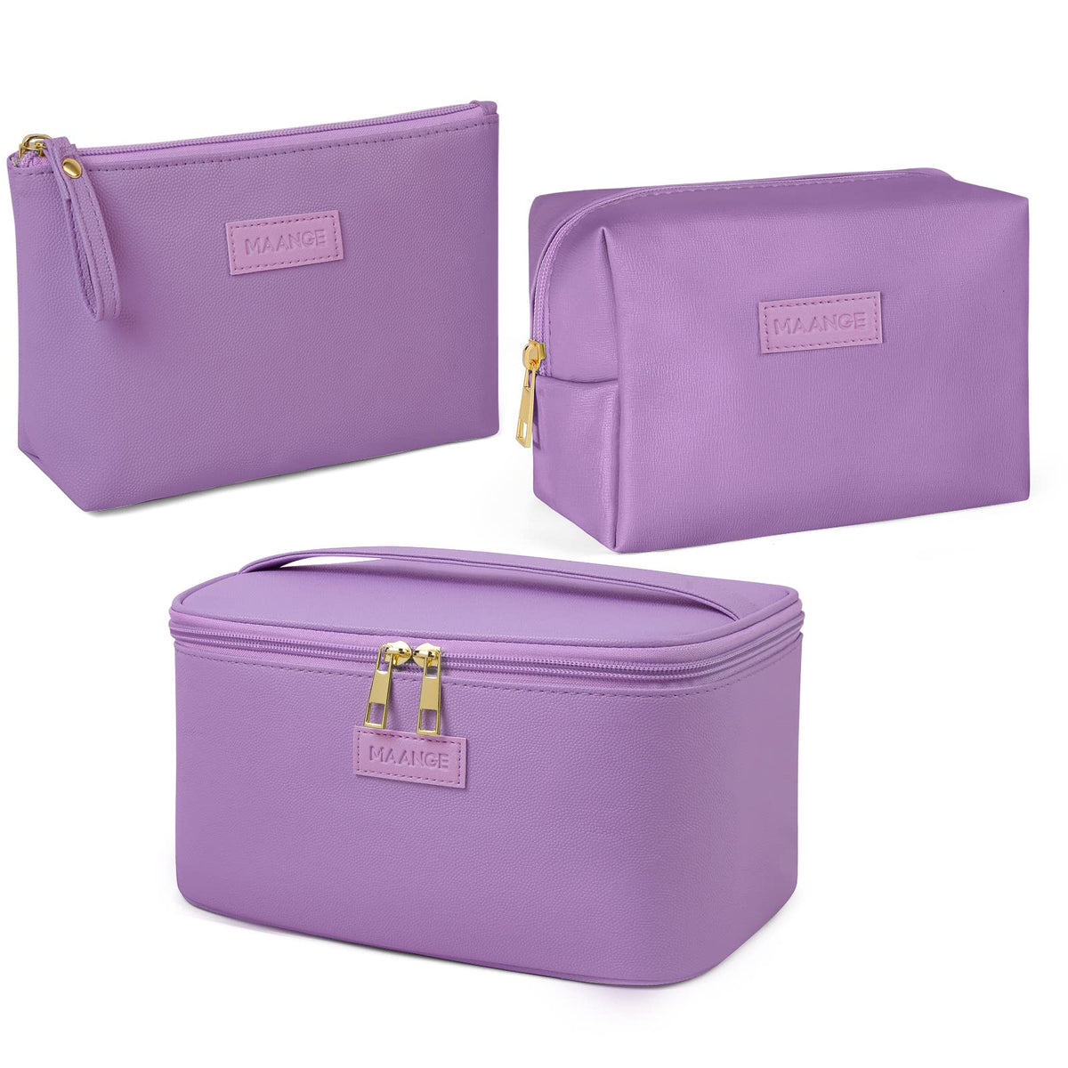 MAANGE gift-ready travel makeup bag presentation.