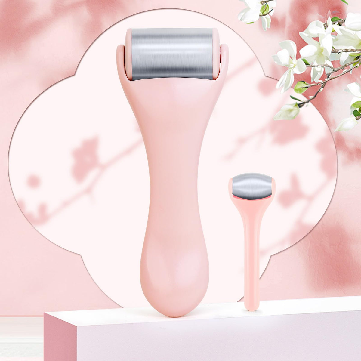 MAANGE ice roller dark-circles target cools delicate under-eye skin.