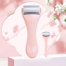 MAANGE ice roller dark-circles target cools delicate under-eye skin.