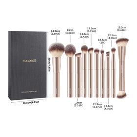 MAANGE magnetic case storage keeps brushes organized while traveling