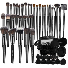 MAANGE makeup brush set 54 pcs for flawless, even application.