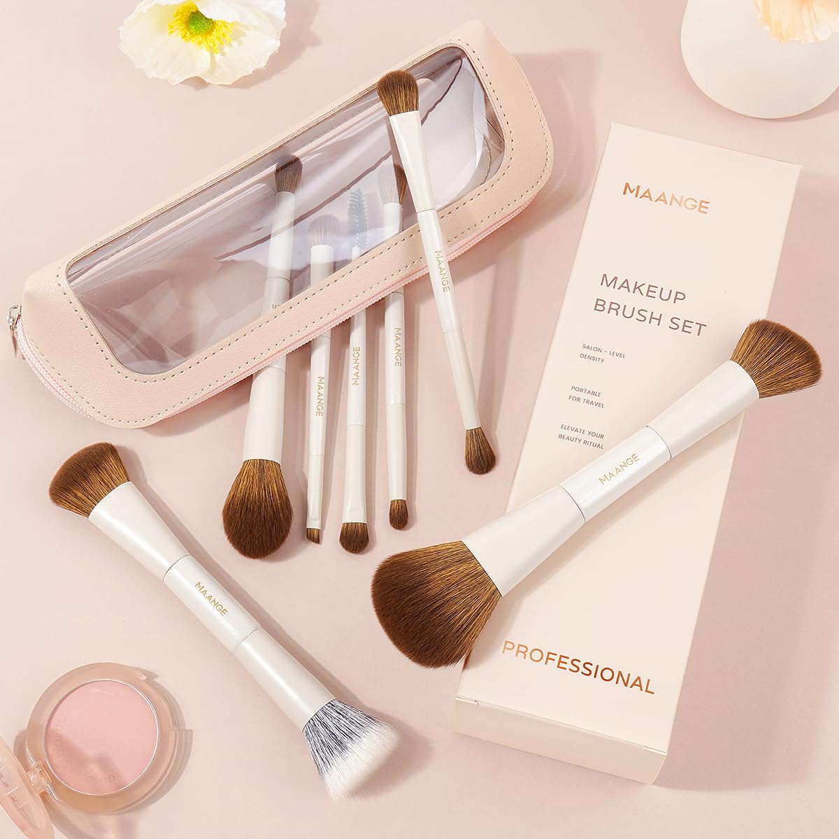 MAANGE gift box packaging for a thoughtful makeup gift.