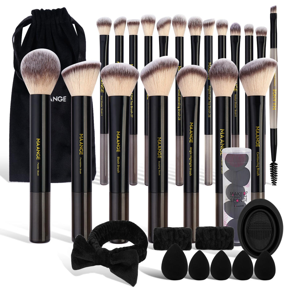 MAANGE makeup brushes 20-piece set for precise application across looks