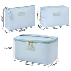 MAANGE blue small makeup pouch one, ideal for purse essentials