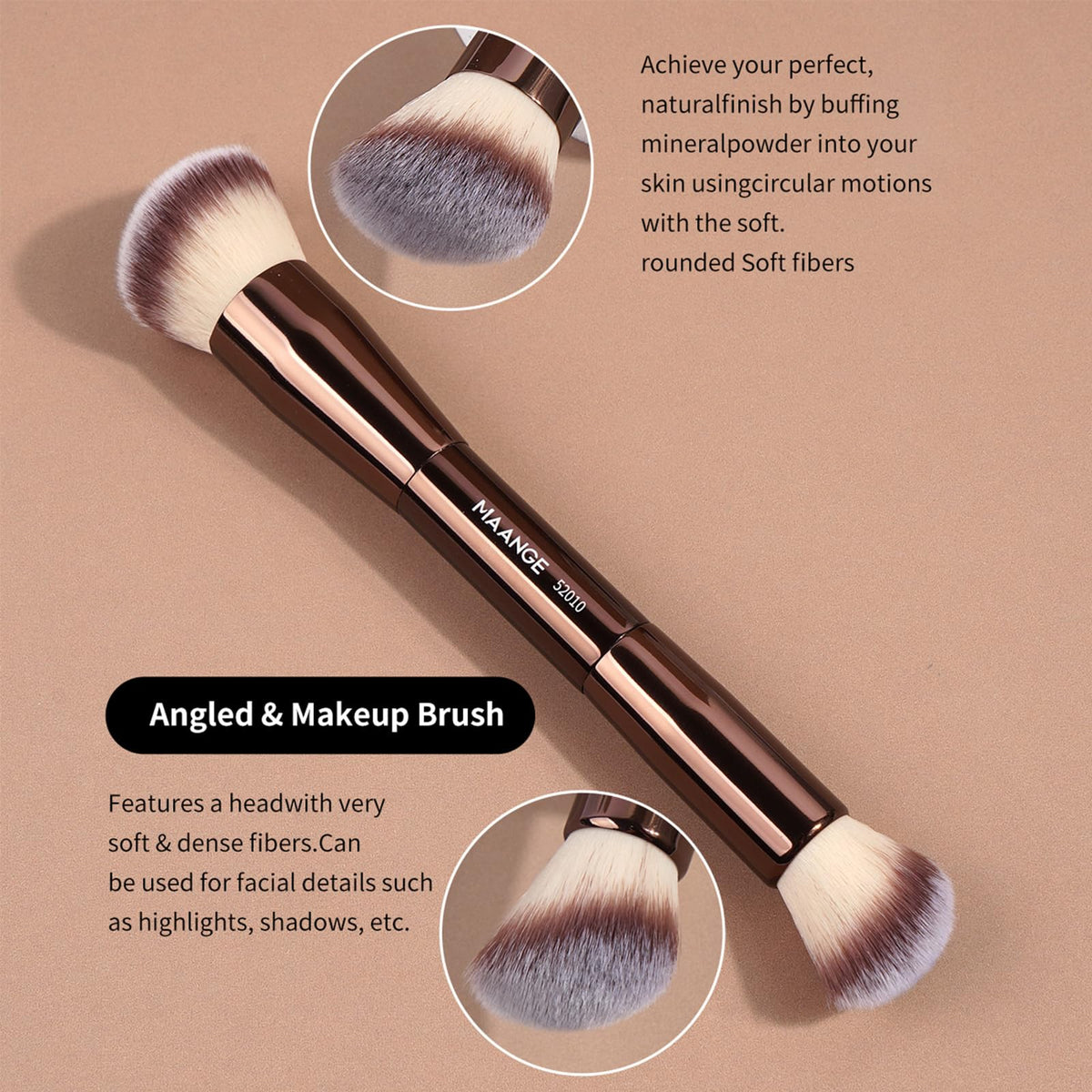 MAANGE precision eye brushes enable detailed eyeshadow application