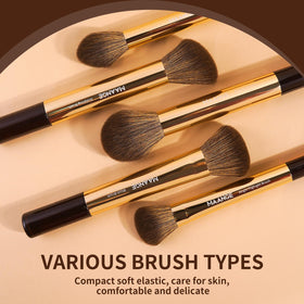 MAANGE premium synthetic bristles offer versatile, hypoallergenic use.
