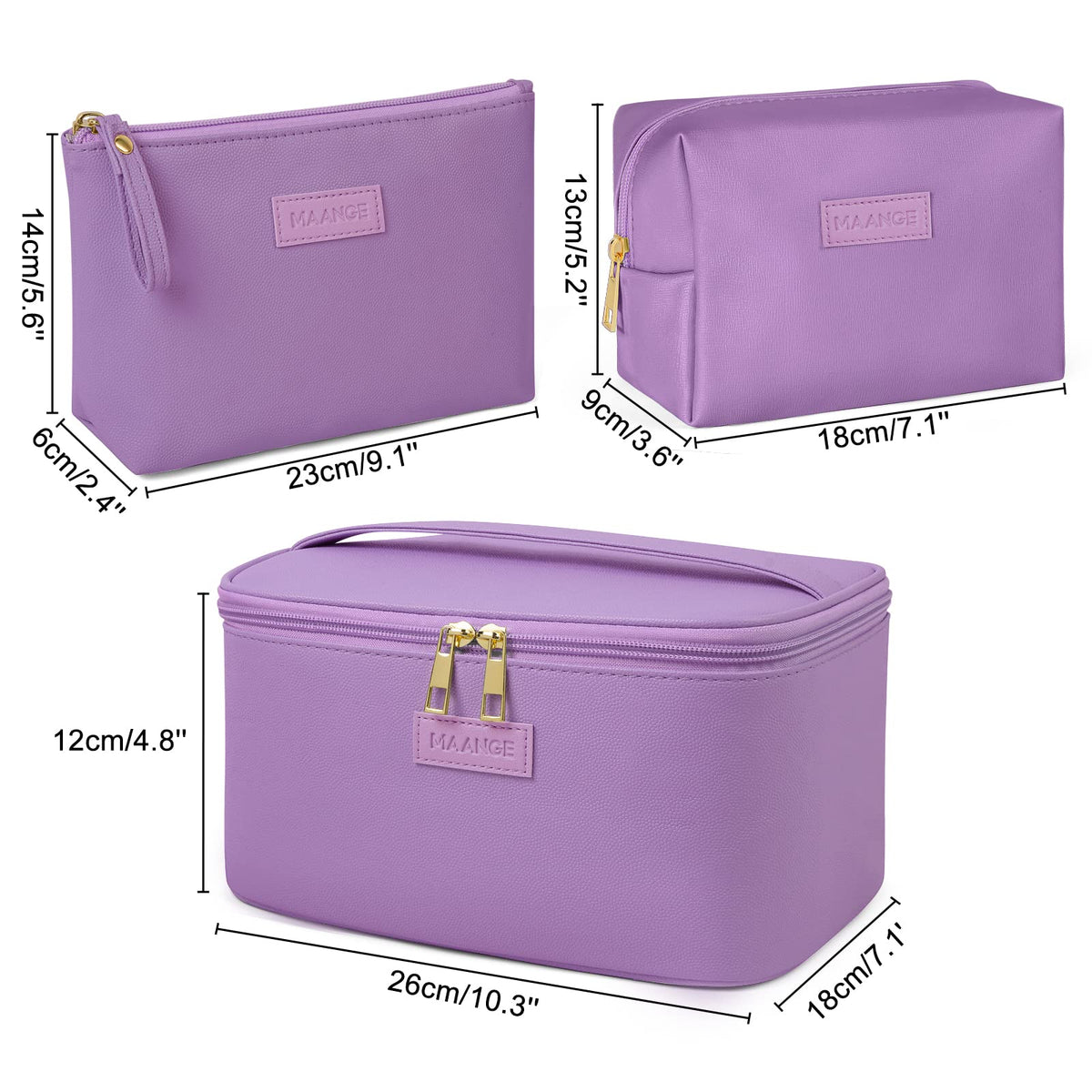 MAANGE small makeup pouch two, convenient daily accessory.