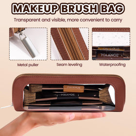 MAANGE soft synthetic bristles ensure gentle feel on sensitive skin