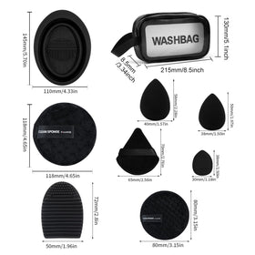 MAANGE stylish brush bag keeps tools organized for travel