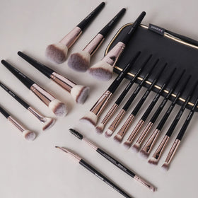 MAANGE stylish brush case keeps tools protected and organized on the go.