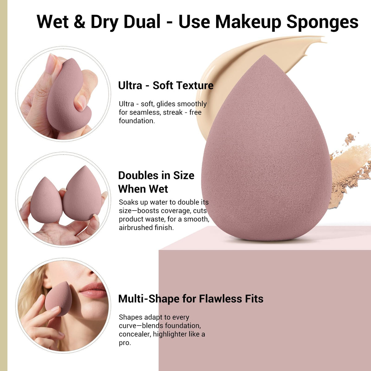 MAANGE travel-friendly kit ensures brushes stay organized on the go.