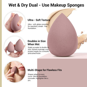 MAANGE travel-friendly kit ensures brushes stay organized on the go.