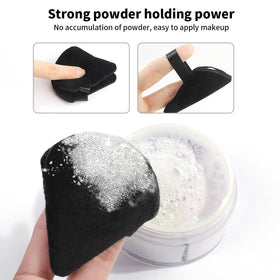 MAANGE triangle powder puff set for precise setting and touch-ups
