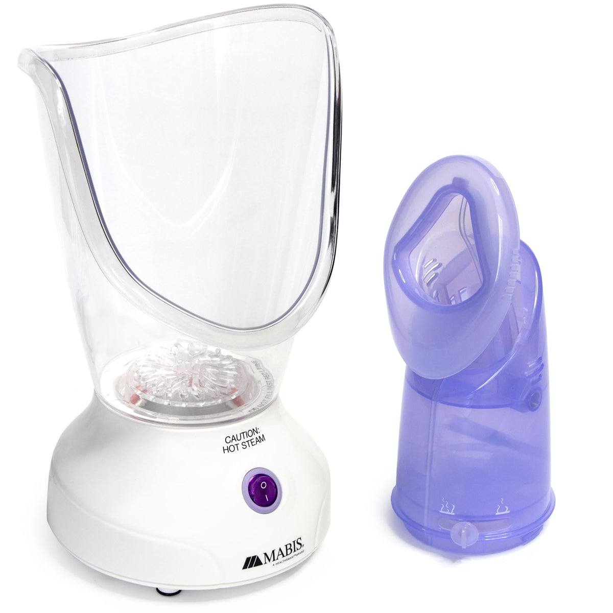Mabis Steam Inhaler with facial mask attachment for at-home skincare benefits.