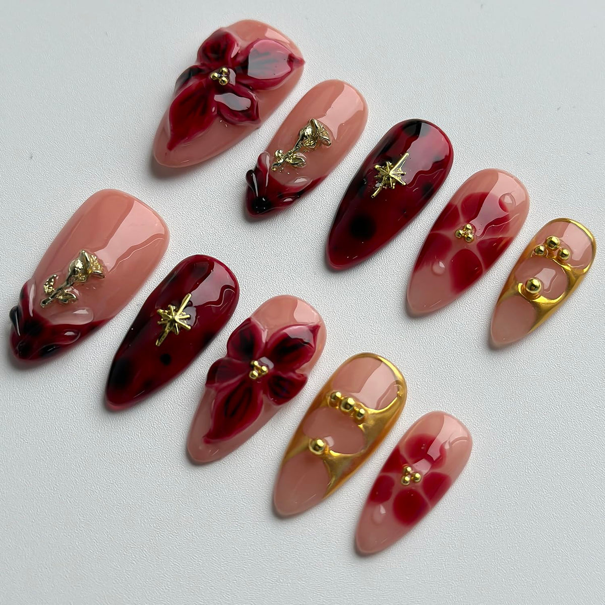 MABKJLF reusable ABS nails provide quick glam for busy days.