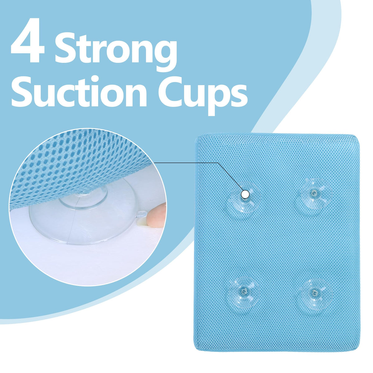 MABOZOO bath cushion quick-dry design ideal for busy routines.