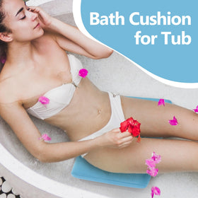 MABOZOO bath cushion with four suction cups ensures secure placement.