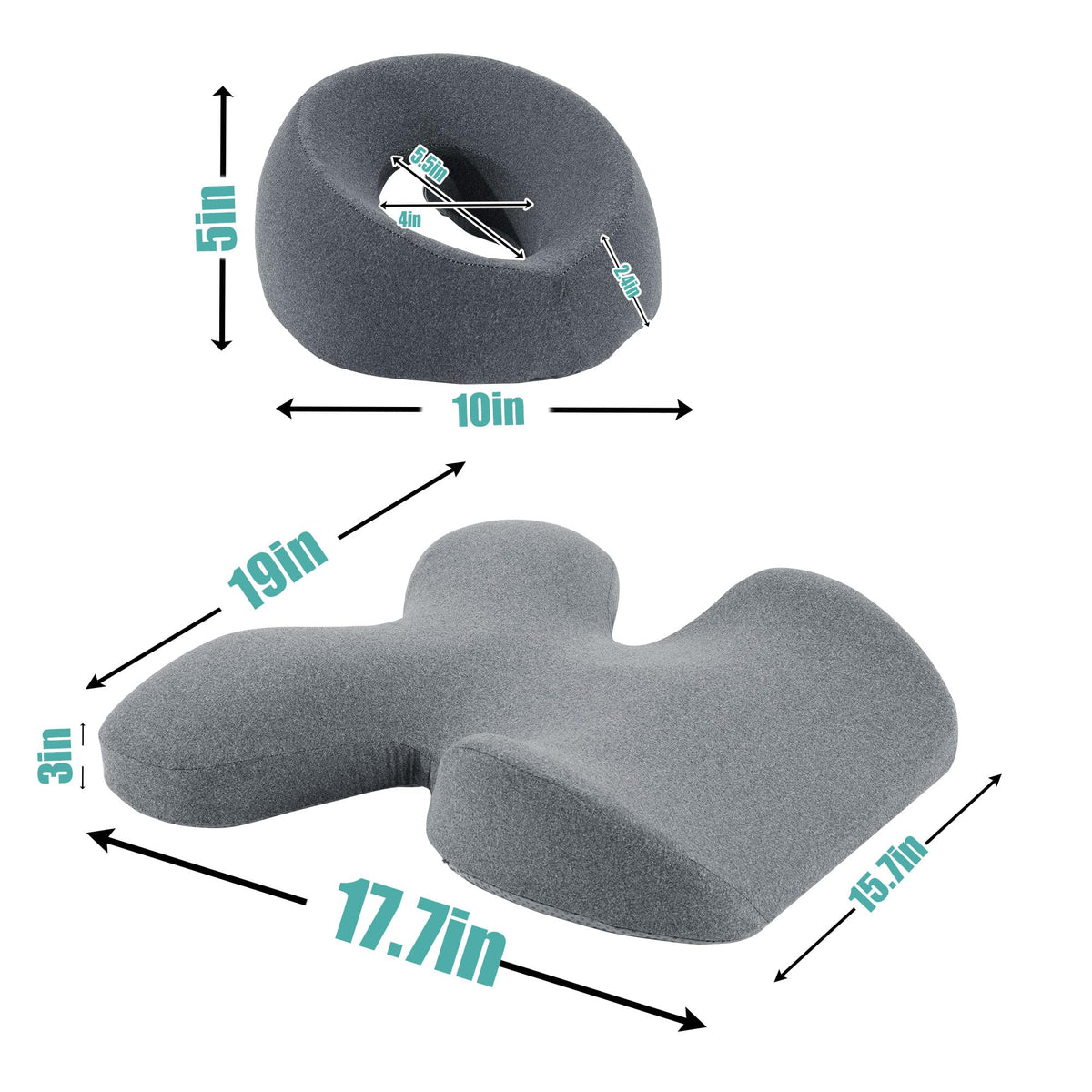 MABOZOO Ergonomic curved design for comfortable face-down use