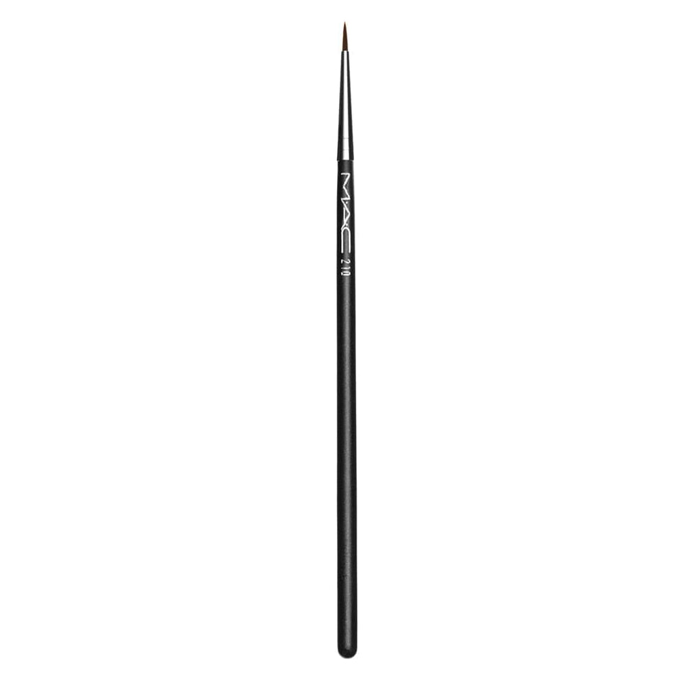 MAC 210 precise eye liner brush for sharp, controlled eyeliner application.