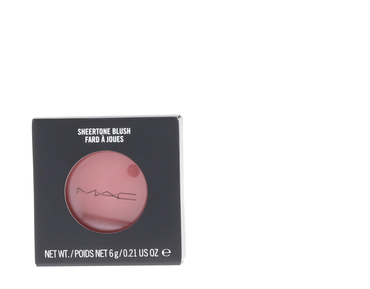 MAC Pinch Me blush compact close-up showing silky powder finish for natural flush.