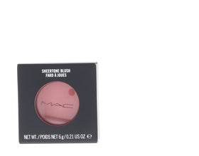MAC Pinch Me blush compact close-up showing silky powder finish for natural flush.