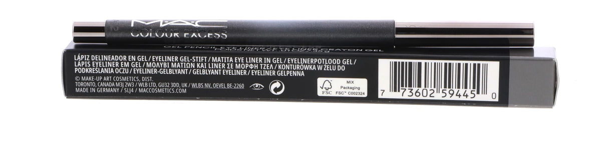 MAC Colour Excess Gel Pencil Eye Liner application on lid offering creamy glide