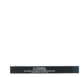 MAC Colour Excess Gel Pencil Eye Liner Hell-Bent close-up highlighting multi-color pearls on dark liner for versatile looks