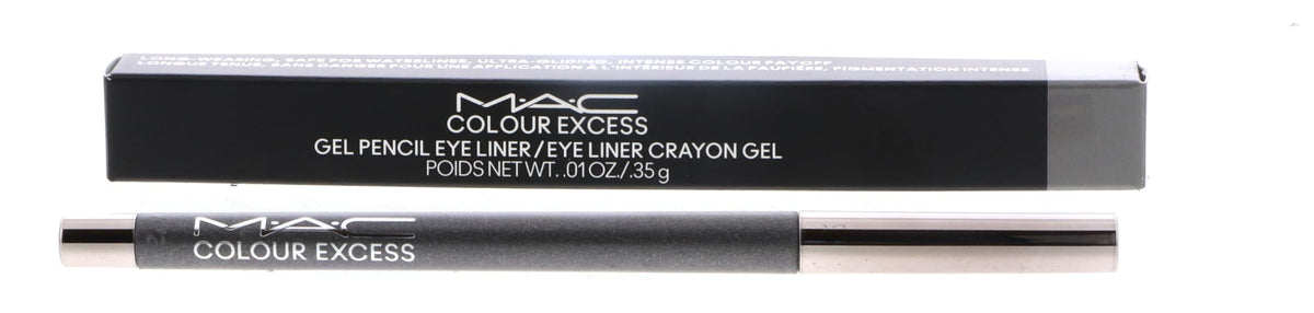 MAC Colour Excess Gel Pencil Eye Liner gunmetal swatch for vivid, long-wearing definition