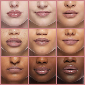 MAC Cremesheen Modesty on lips demonstrates versatile soft pink nude shade for daily use.
