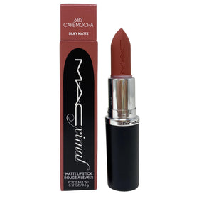 MAC M.A.Cximal Matte Lipstick 683 Cafe Mocha swatch in mauve nude for daily wear