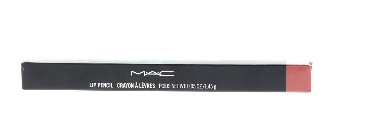 MAC Lip Pencil Crayon Dervish on lips demonstrates smooth control for defined edges.