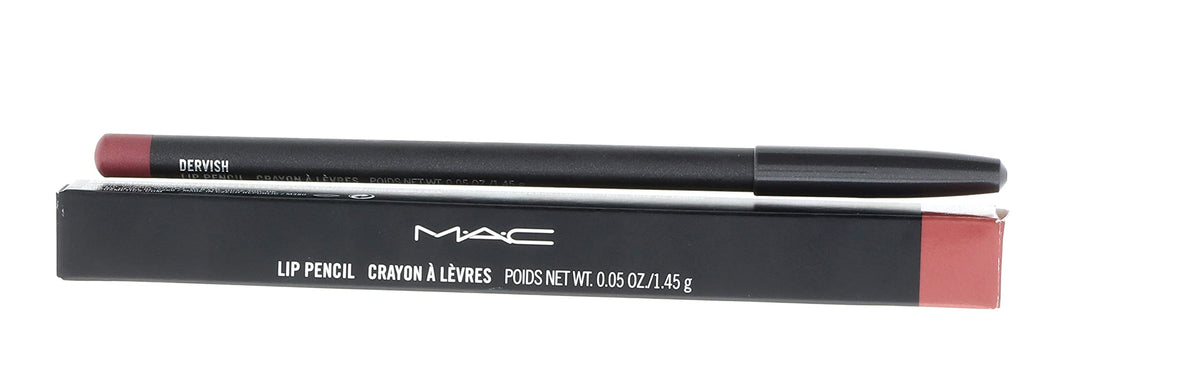 MAC Lip Pencil Crayon Dervish packaging signals premium quality and portability.