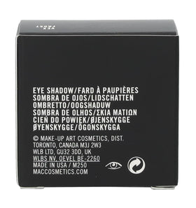 MAC Eye Shadow Frost Vex iridescent finish catches light for luminous looks