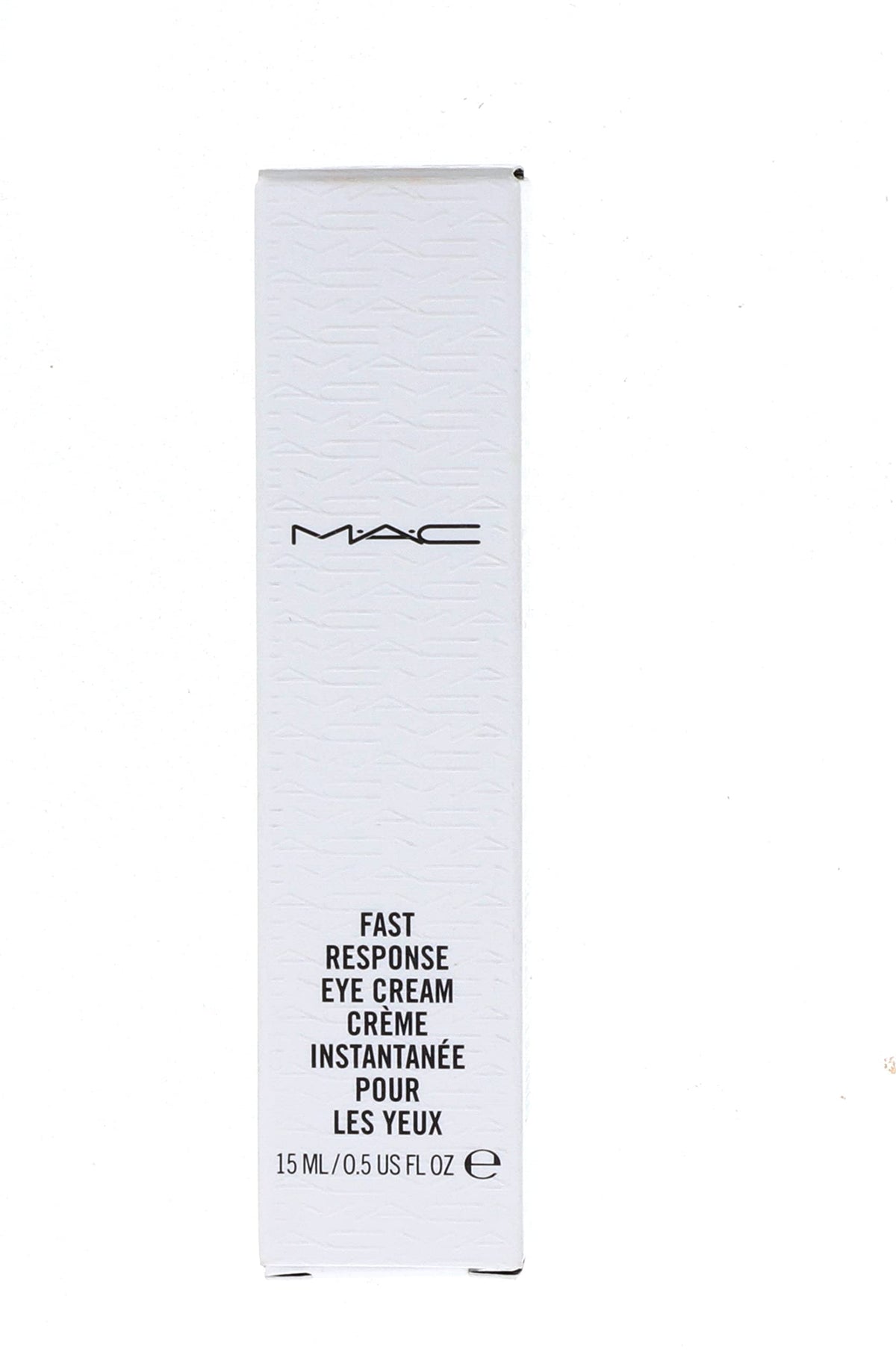 MAC Fast Response Eye Cream dispenser ready for precise, convenient application.