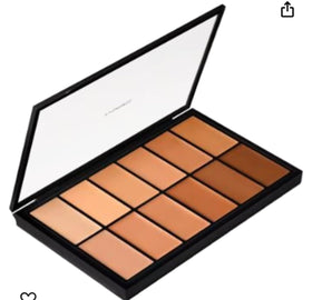 MAC Full Coverge Foundation 12 Pro Palette swatches display cool and neutral tones for customization